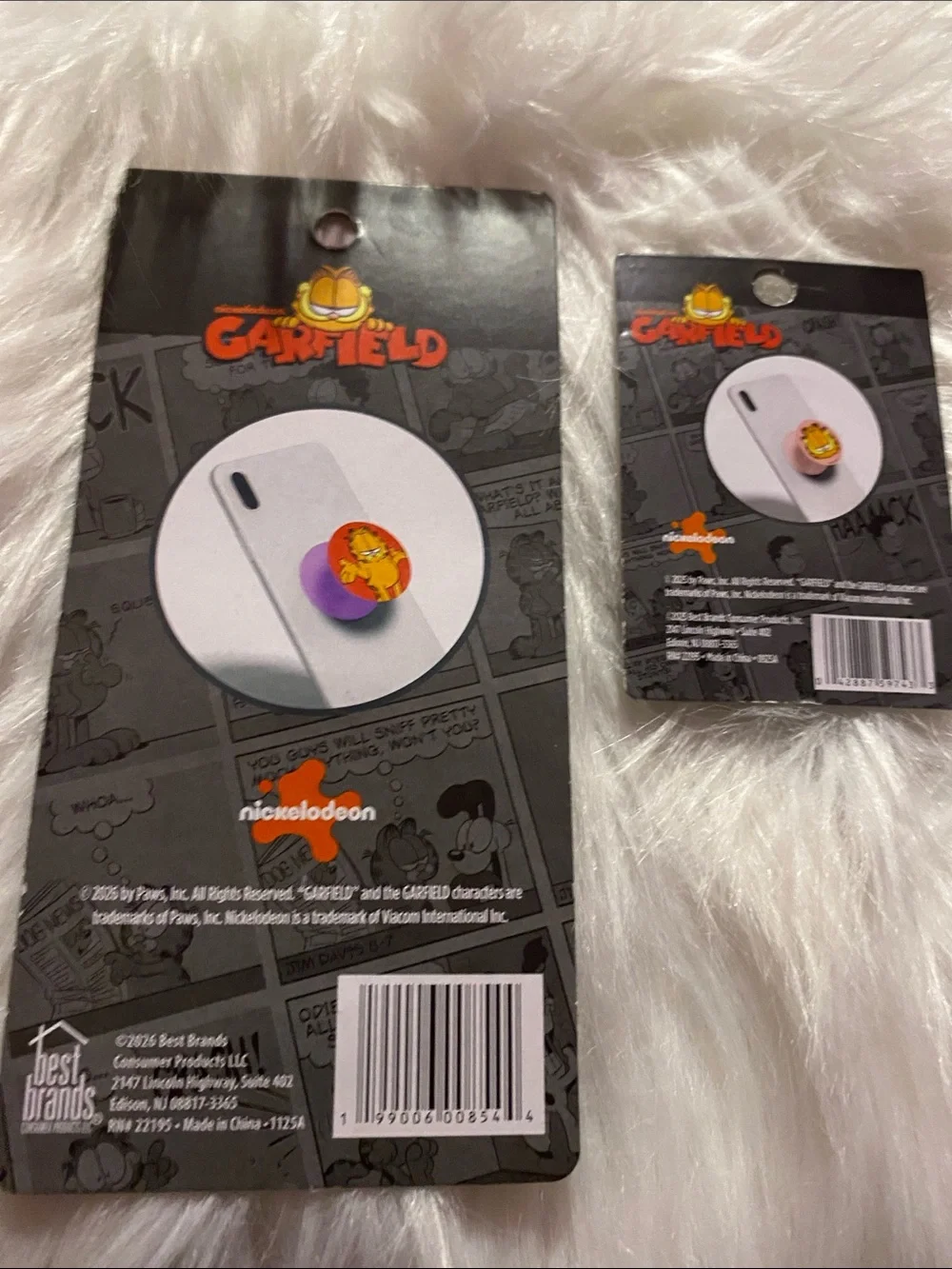 GARFIELD Phone Grip Bundle - Red and Pink Phone Pop Socket NWT